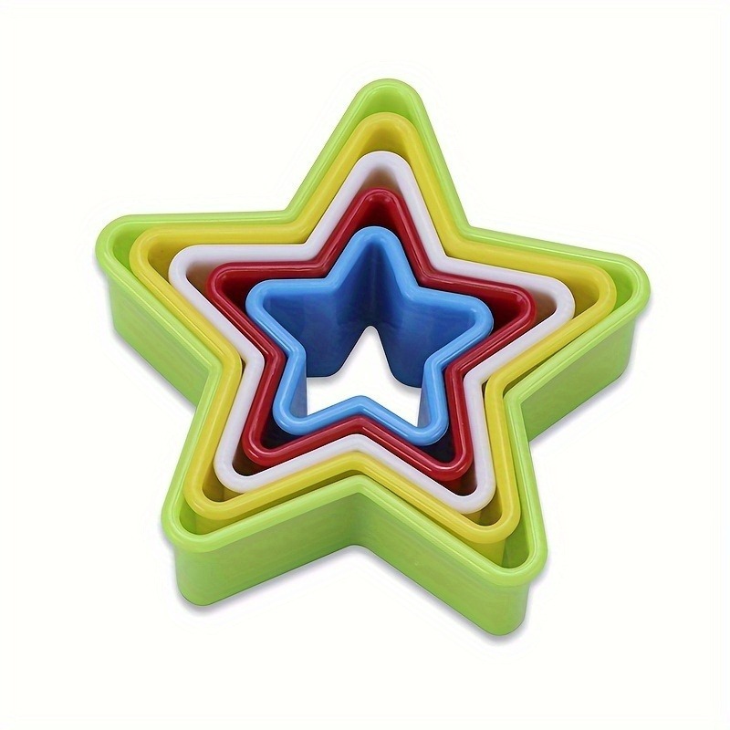 Commercial Kitchen Equipment List - 1/2/3PCS Star Shaped Cookie Cutters, Plastic