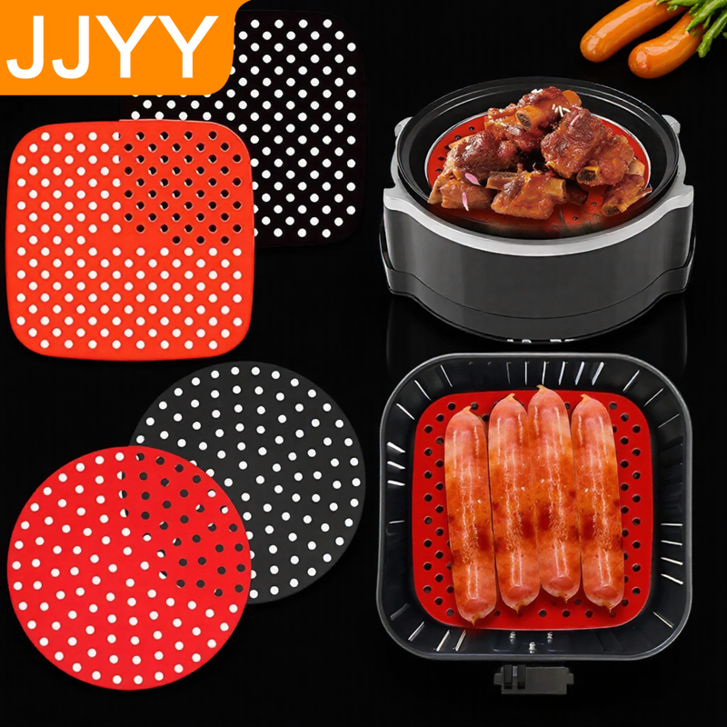 Deep Fryer Commercial - Reusable Non Stick Silicone Air Fryer