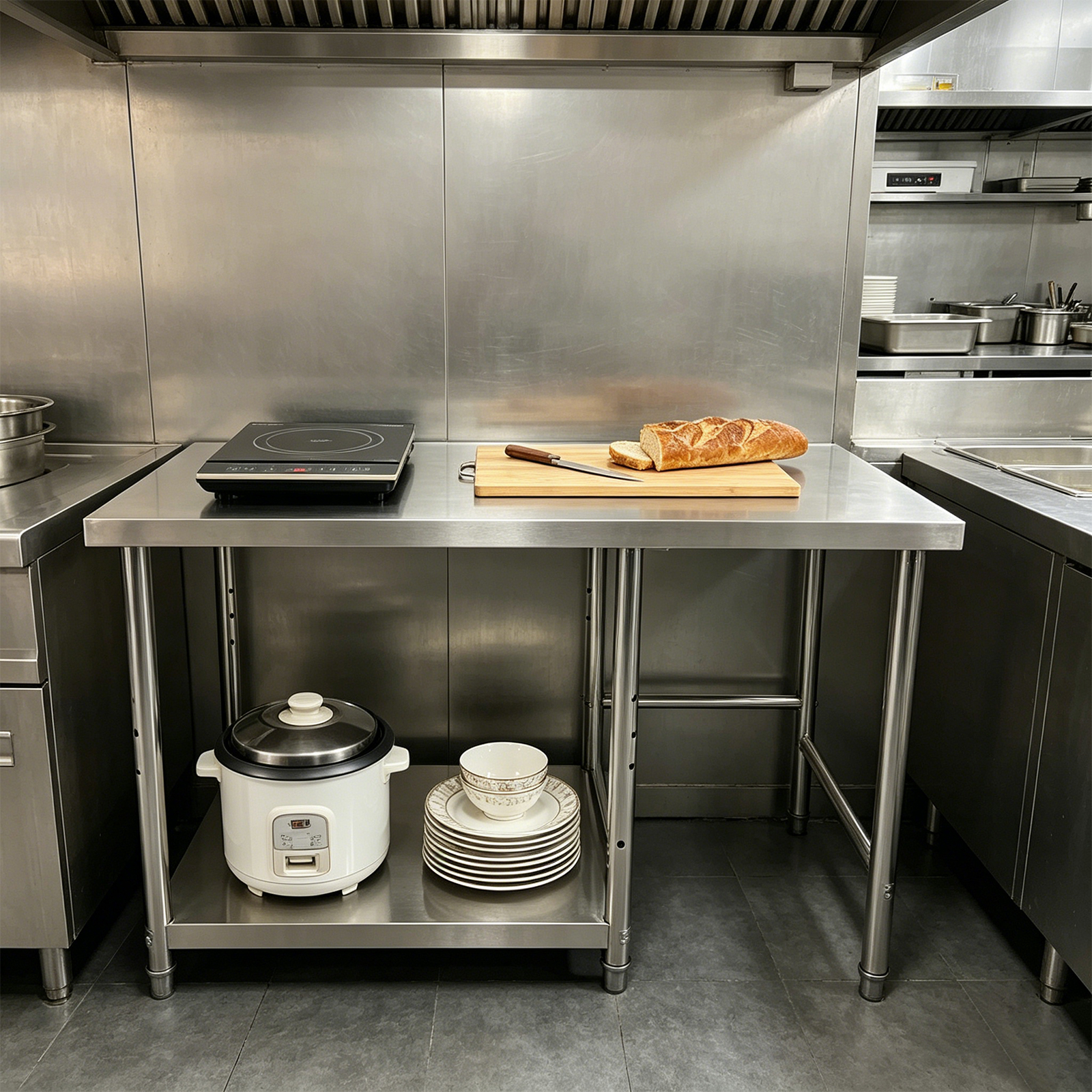Commercial Kitchen Tables - Stainless Steel Prep & Work Table,