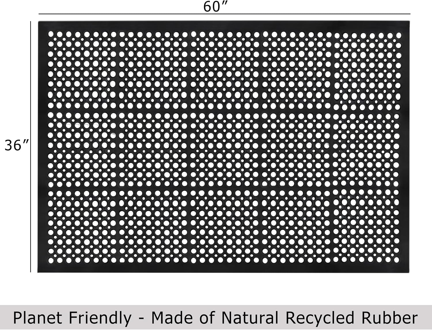 2-Pack Anti-Fatigue Rubber Flo – Commercial Kitchen Mats Anti Fatigue Bewertung und Preis