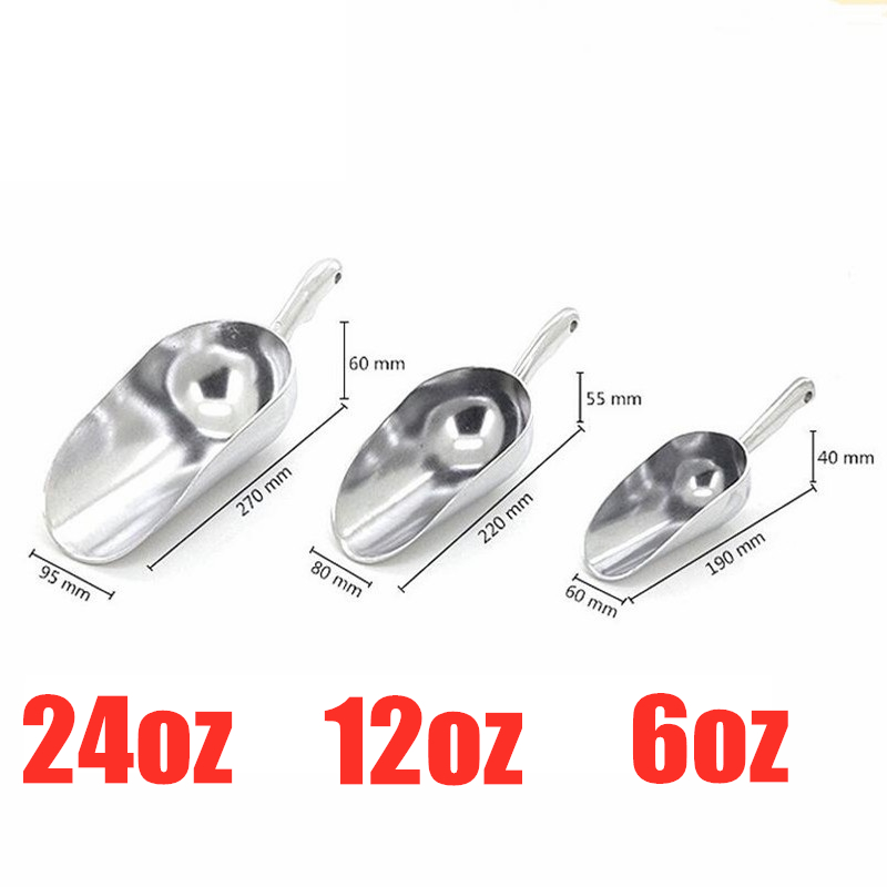 6oz/12oz/24oz Aluminum Ice Sco – Commercial Kitchen And Bar Bewertung und Preis