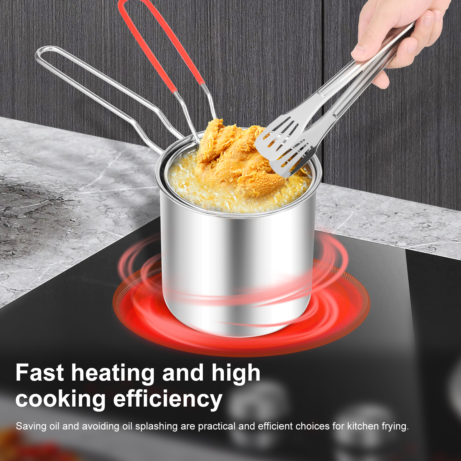 Deep Fryer Pots Stainless Stee – Commercial Kitchen Appliance Bewertung und Preis