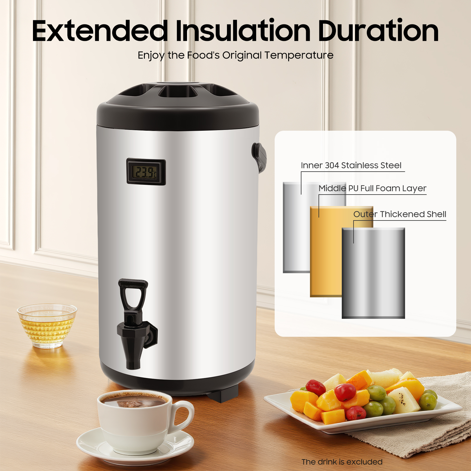 3.17 Gallon Stainless Insulate – Cold Drink Dispenser Bewertung und Preis