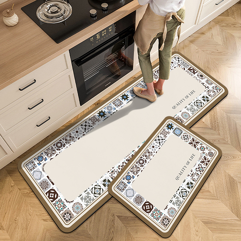 Vintage Floral Kitchen Carpet  – Commercial Kitchen Mats Anti Fatigue Bewertung und Preis