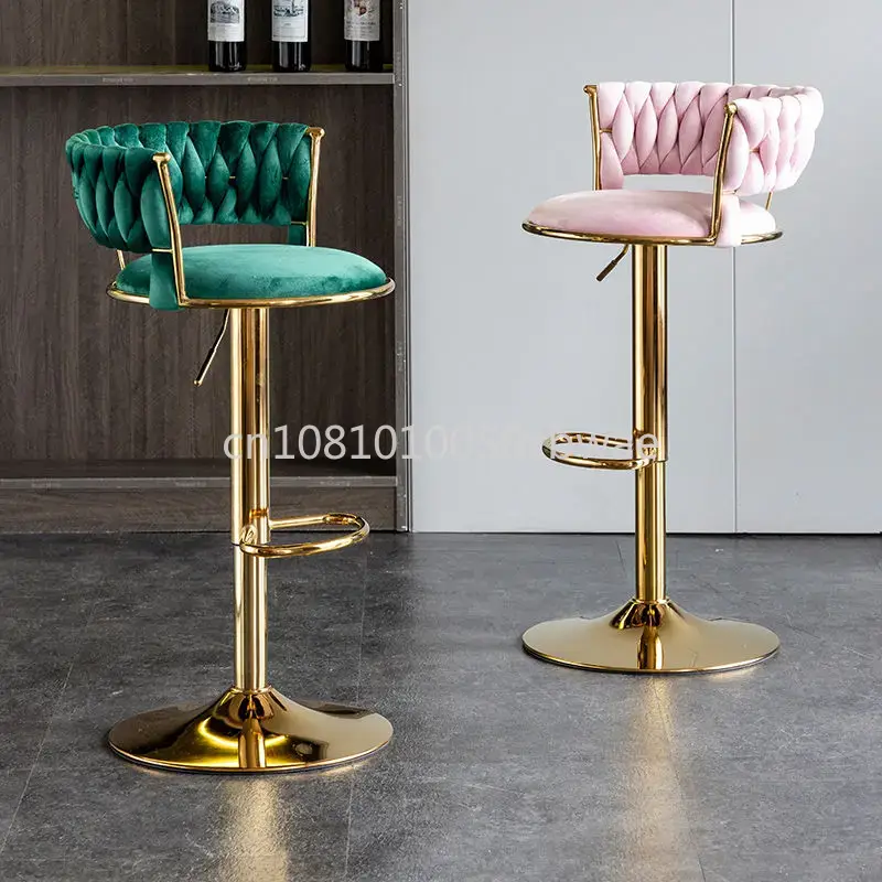 Modern Velvet Bar Stools Swive – Commercial Kitchen And Bar Bewertung und Preis