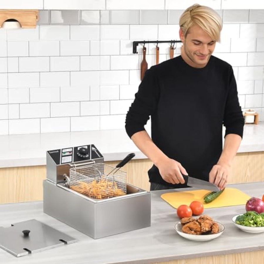 Electric Deep Fryer with Baske – Deep Fryer Commercial Bewertung und Preis