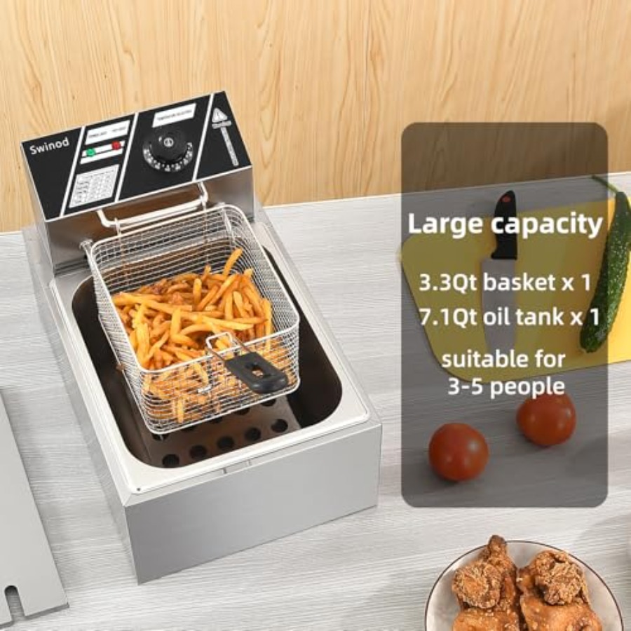 Electric Deep Fryer with Baske – Deep Fryer Commercial Bewertung und Preis