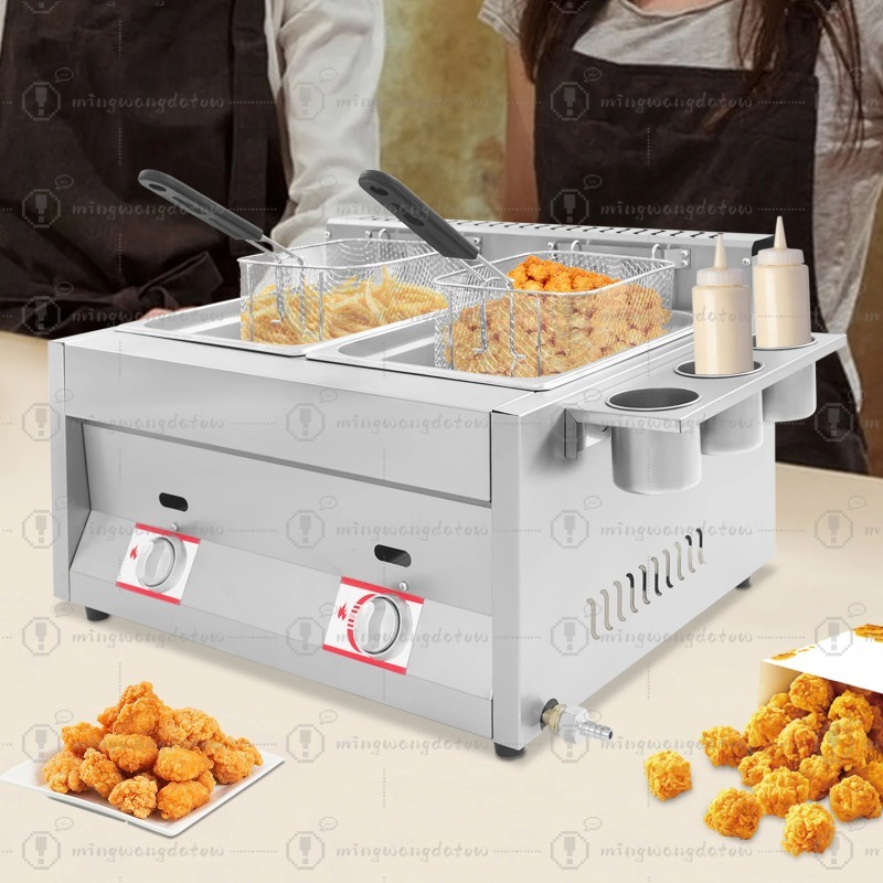 NEW Commercial Gas Deep Fryer  – Commercial Kitchen Machinery Bewertung und Preis