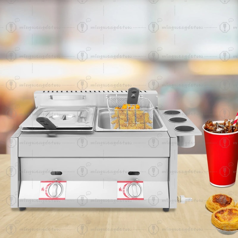 NEW Commercial Gas Deep Fryer  – Commercial Kitchen Machinery Bewertung und Preis