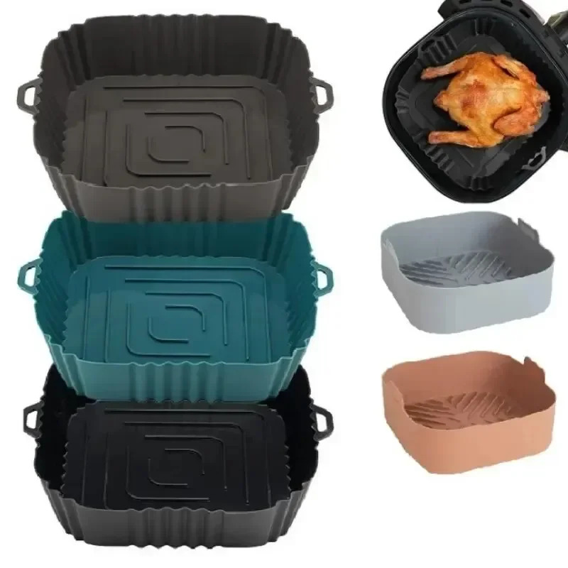 1PC Silicone Air Fryer Basket, – Deep Fryer Commercial Bewertung und Preis