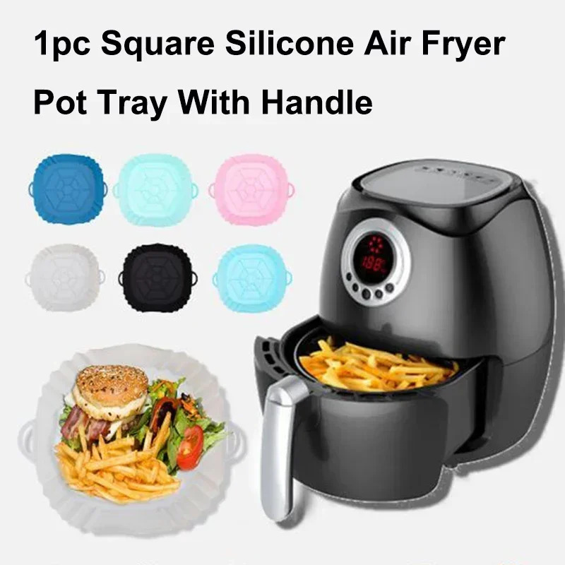 1PC Silicone Air Fryer Basket, – Deep Fryer Commercial Bewertung und Preis
