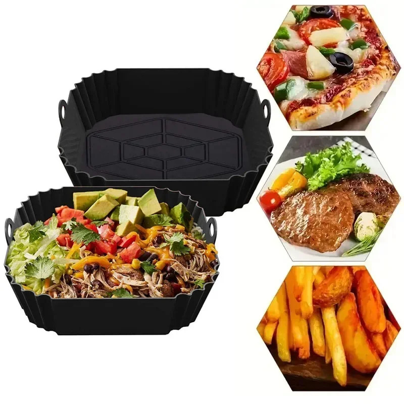 1PC Silicone Air Fryer Basket, – Deep Fryer Commercial Bewertung und Preis