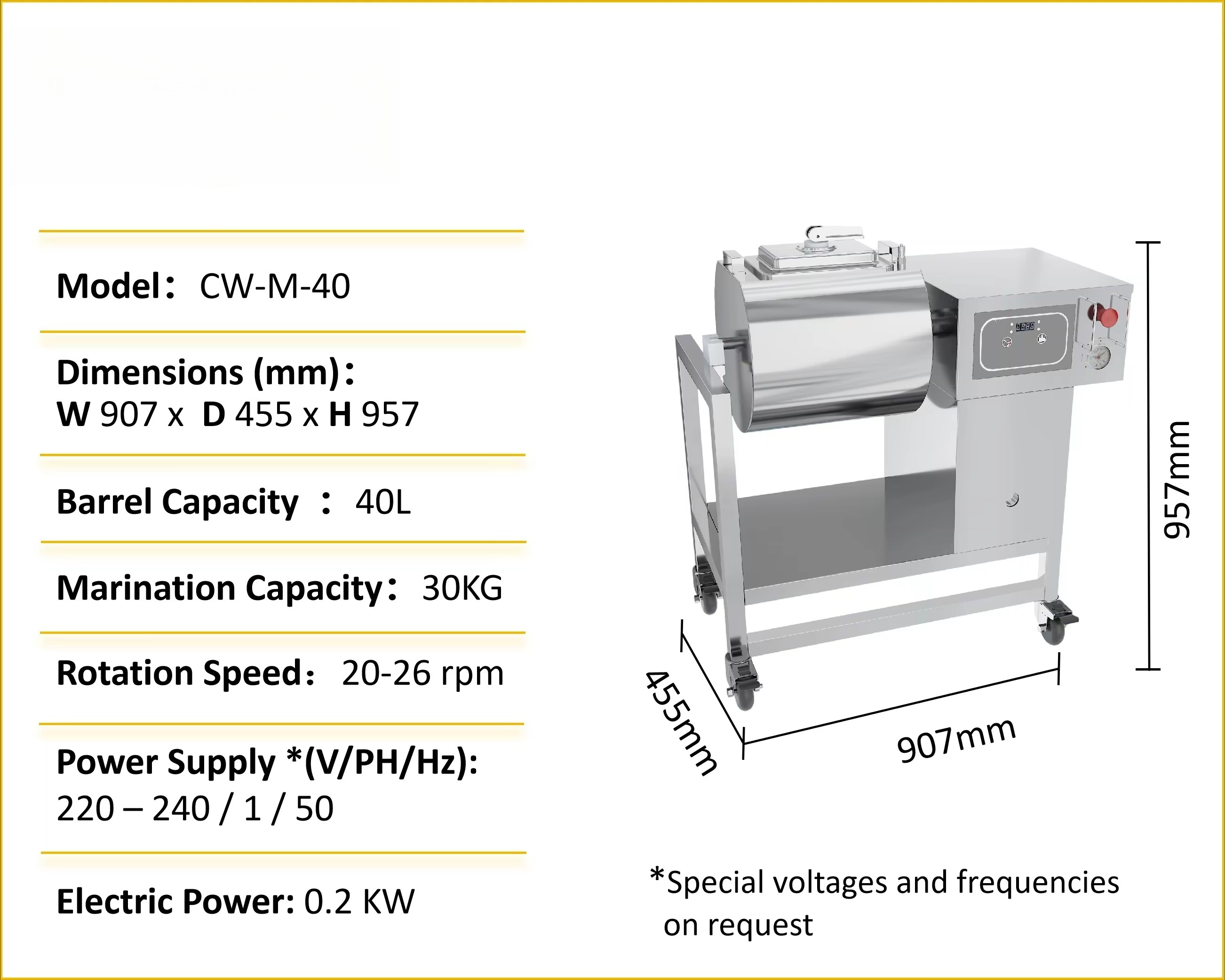 40L Commercial Kitchen Vacuum  – Commercial Kitchen Machinery Bewertung und Preis