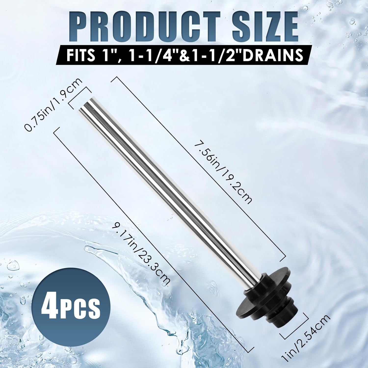 4 Pcs Universa Bar Sink Overfl – Commercial Kitchen And Bar Bewertung und Preis
