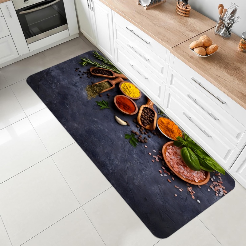 Kitchen Spice Herb Print Runne – Commercial Kitchen Mats Anti Fatigue Bewertung und Preis