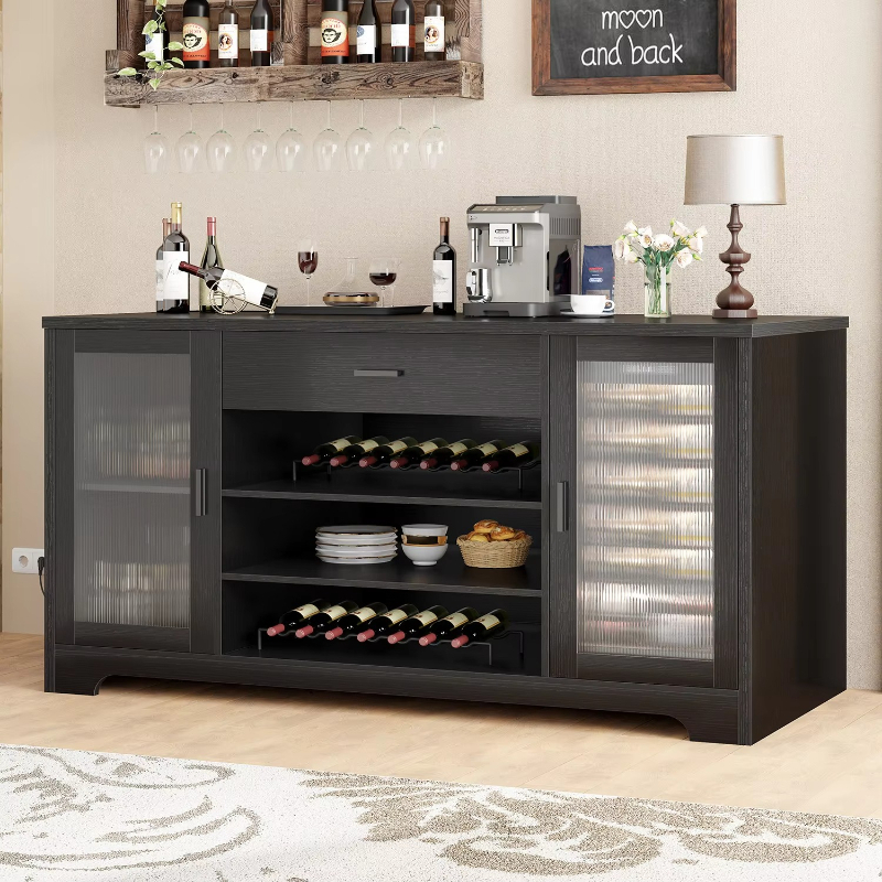 Wooden wine family bar cabinet – Commercial Kitchen And Bar Bewertung und Preis