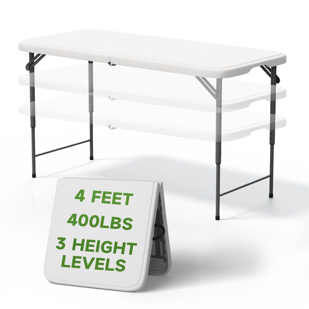 White 48 Round BiFolding Comme – Commercial Kitchen Tables Bewertung und Preis