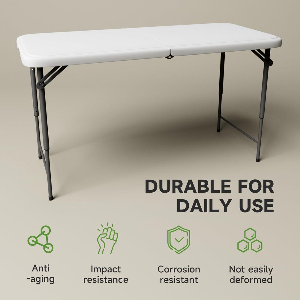 White 48 Round BiFolding Comme – Commercial Kitchen Tables Bewertung und Preis