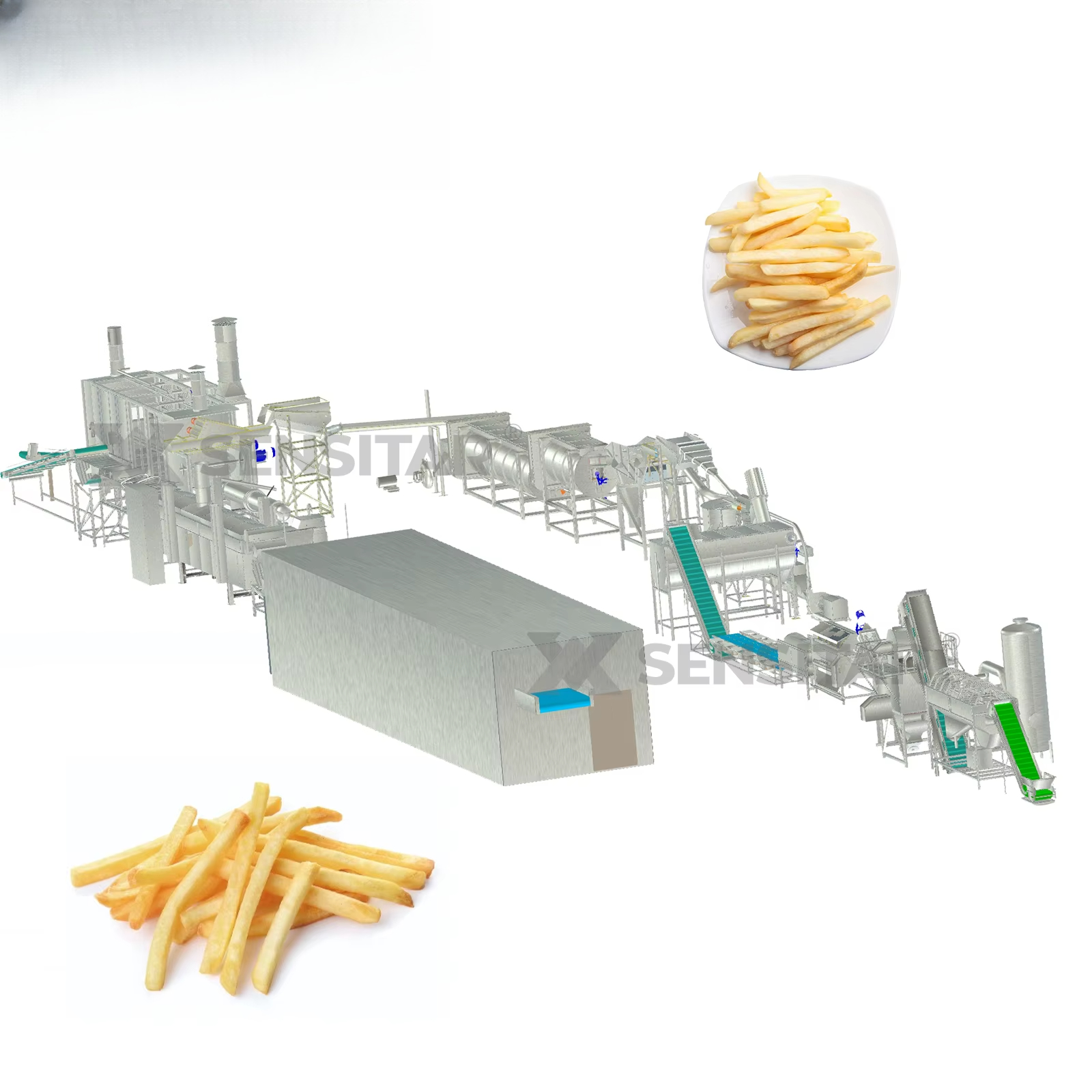 Commercial Potato Fries Machin – Rotary Bakery Oven Bewertung und Preis