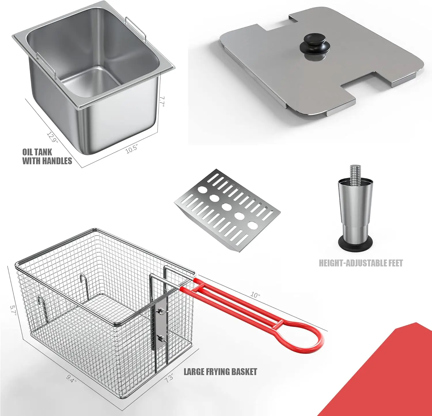 Deep Fryer with Basket Commerc – Deep Fryer Commercial Bewertung und Preis