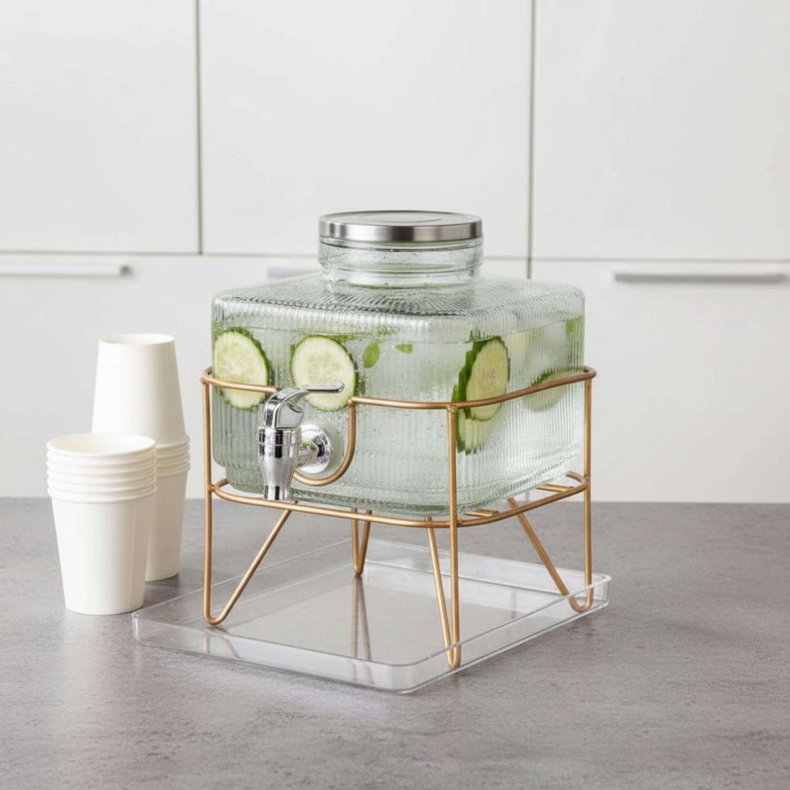 Glass Beverage Dispenser with  – Cold Drink Dispenser Bewertung und Preis