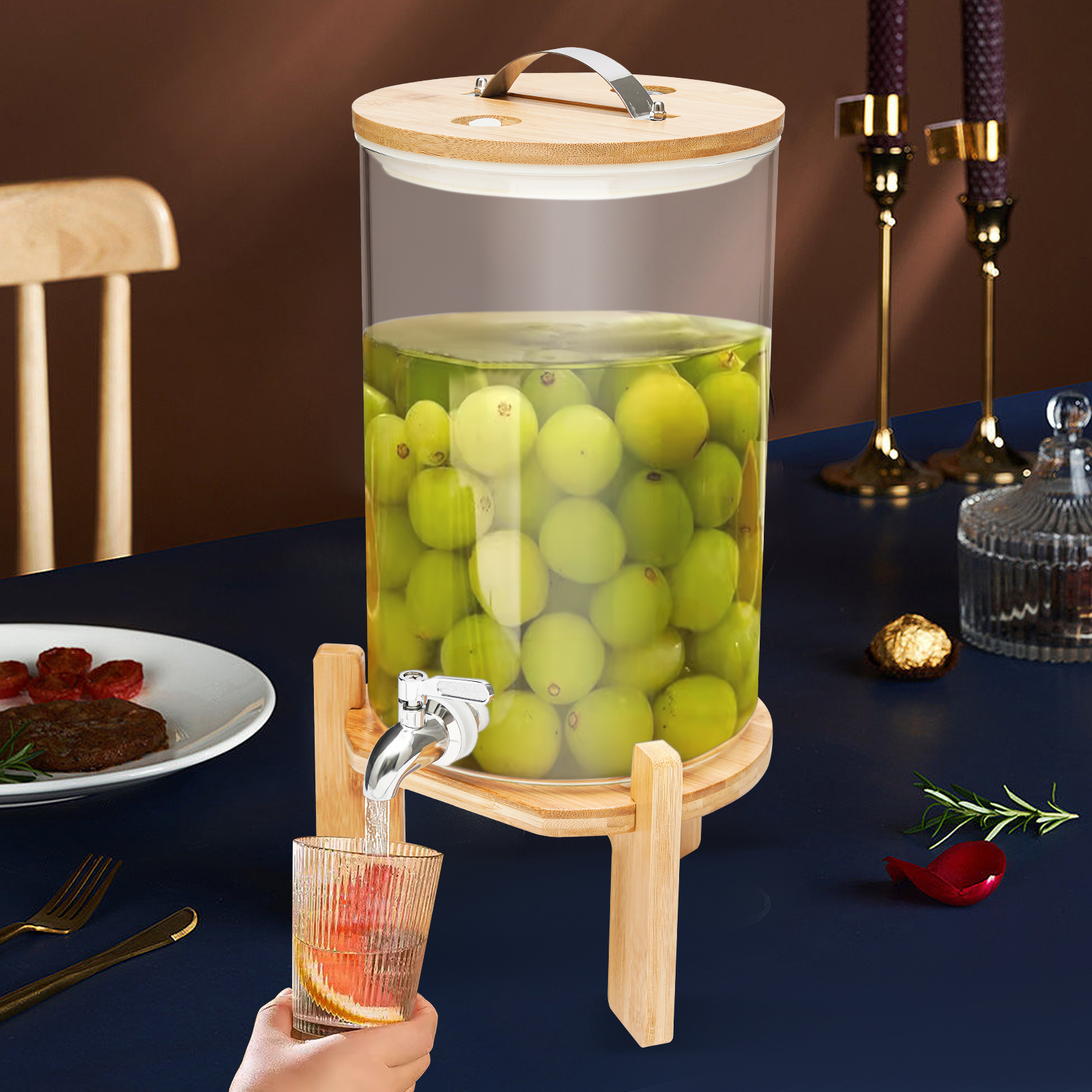 7.5L Glass Beverage Dispenser  – Cold Drink Dispenser Bewertung und Preis