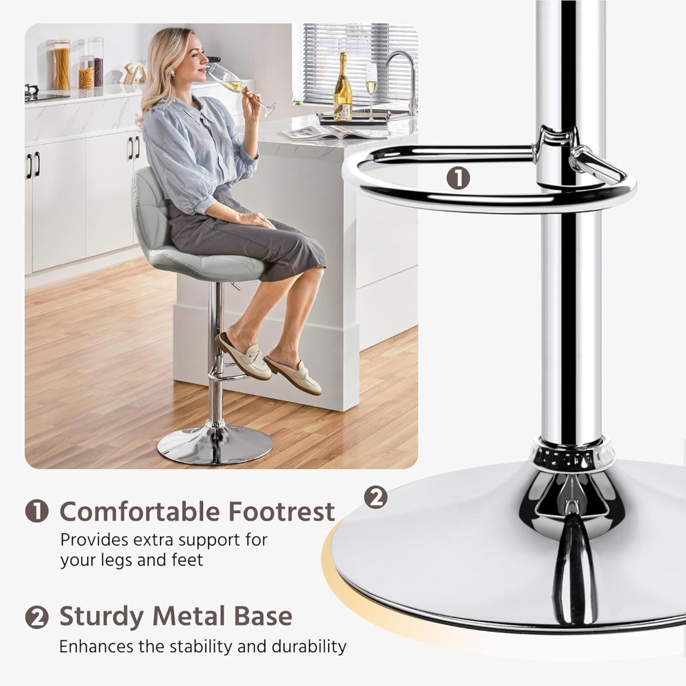 Bar Stools Set of 2, Modern Ad – Commercial Kitchen And Bar Bewertung und Preis