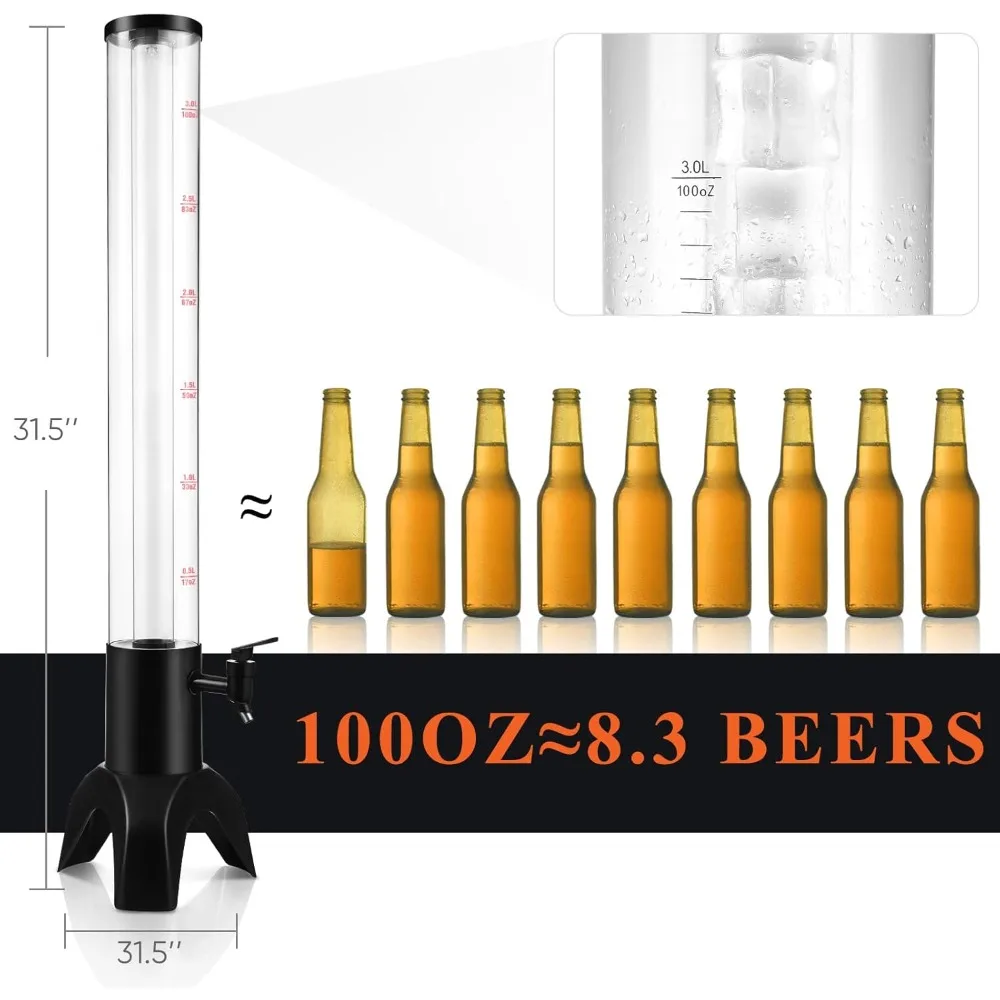 3pcs drink tower, 3l mimosa to – Cold Drink Dispenser Bewertung und Preis