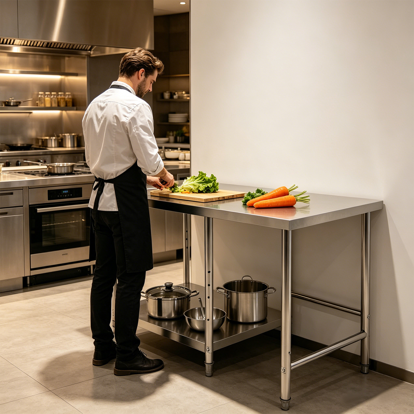 Stainless Steel Prep & Work Ta – Commercial Kitchen Tables Bewertung und Preis