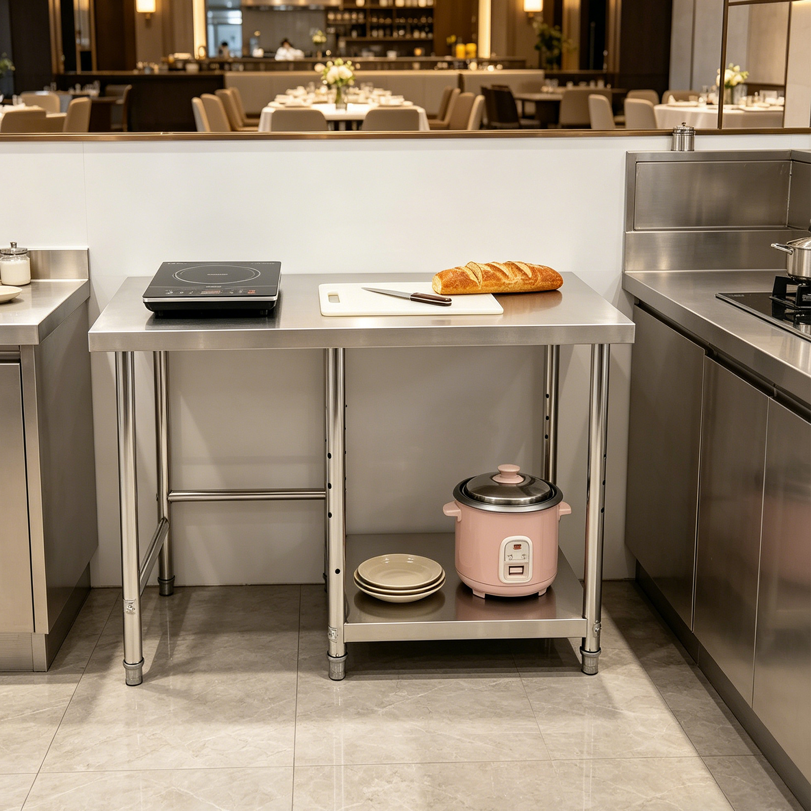 Stainless Steel Prep & Work Ta – Commercial Kitchen Tables Bewertung und Preis