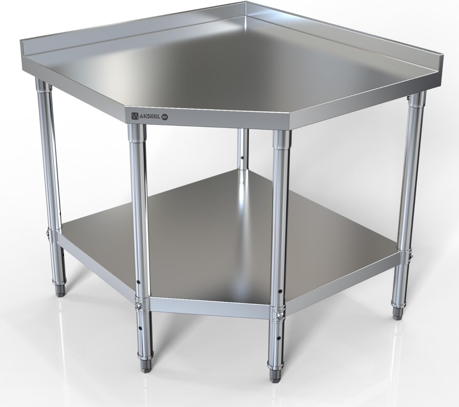 Stainless Steel Corner Work Ta – Commercial Kitchen Tables Bewertung und Preis