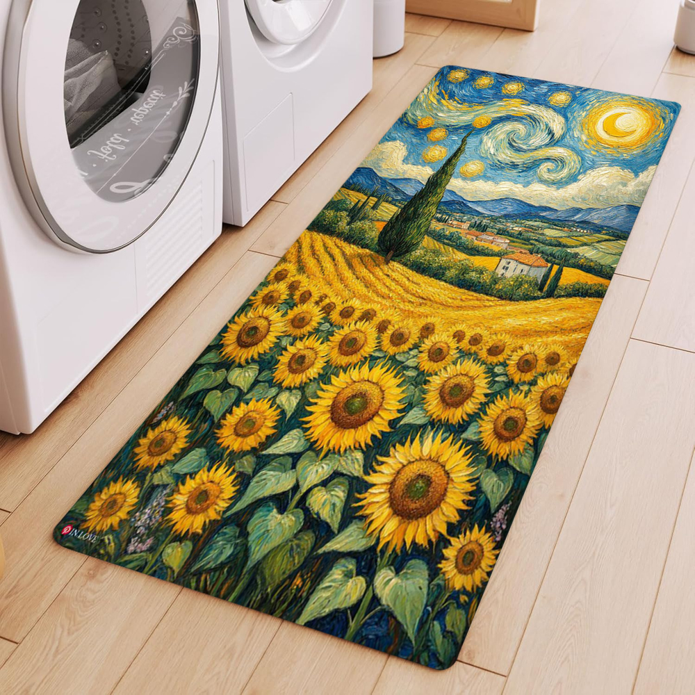 Van Gogh Style Sunflower Oil P – Commercial Kitchen Mats Anti Fatigue Bewertung und Preis