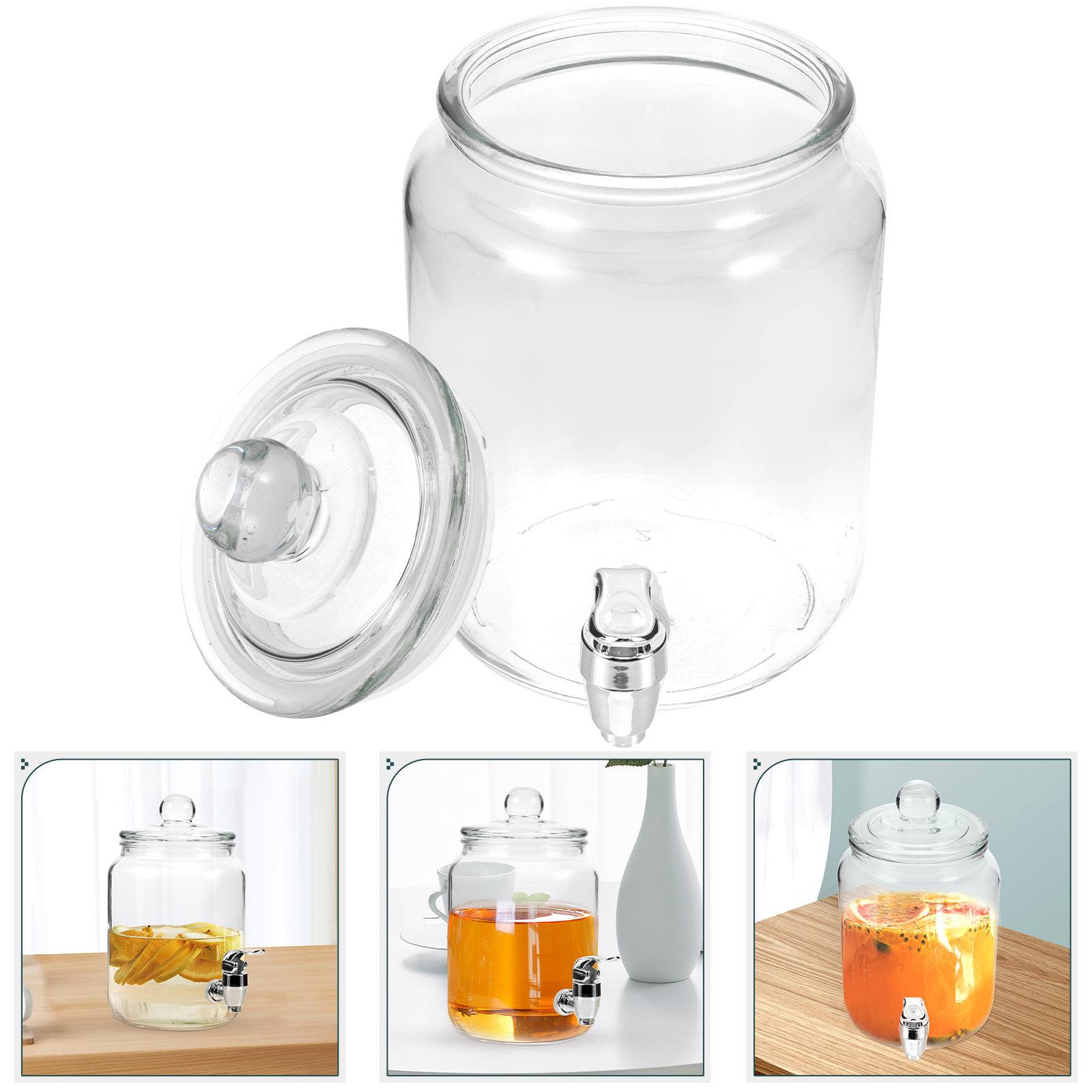 1L Glass Wine Jar with Tap Sea – Cold Drink Dispenser Bewertung und Preis