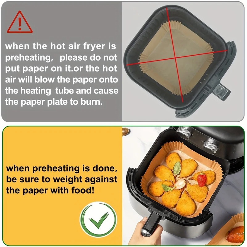 Air Fryer Paper Liners Disposa – Commercial Kitchen Appliance Bewertung und Preis