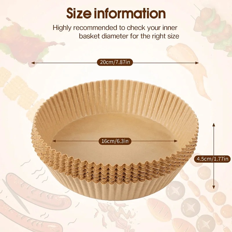 Air Fryer Paper Liners Disposa – Commercial Kitchen Appliance Bewertung und Preis